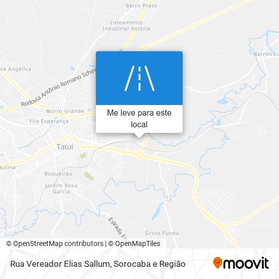 Rua Vereador Elias Sallum mapa