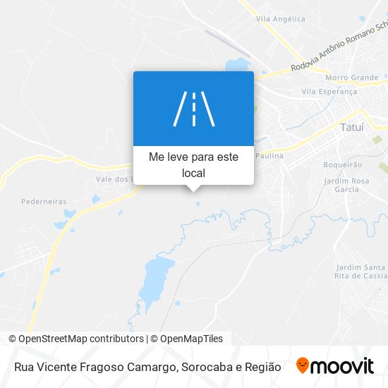 Rua Vicente Fragoso Camargo mapa