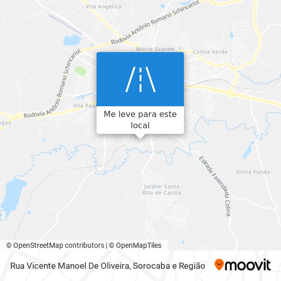 Rua Vicente Manoel De Oliveira mapa