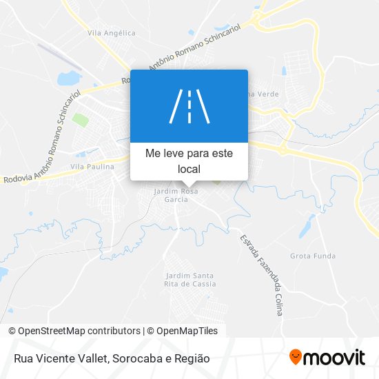 Rua Vicente Vallet mapa