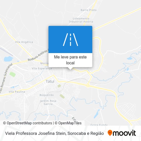 Viela Professora Josefina Stein mapa