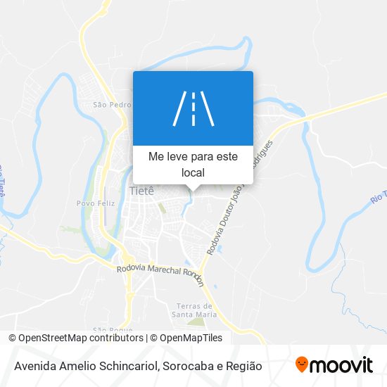 Avenida Amelio Schincariol mapa
