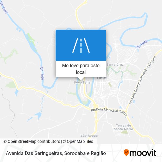 Avenida Das Seringueiras mapa