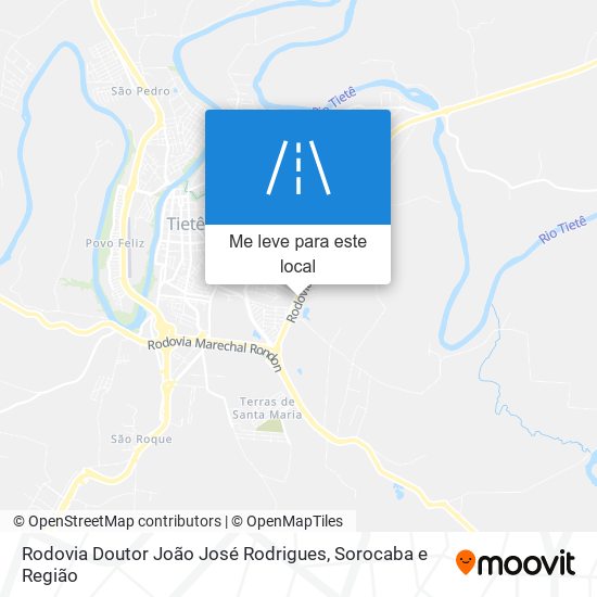 Rodovia Doutor João José Rodrigues mapa