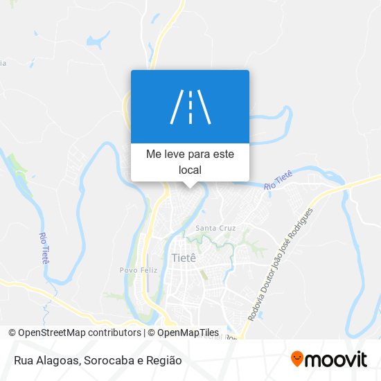 Rua Alagoas mapa