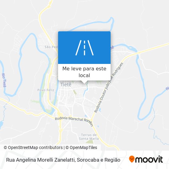 Rua Angelina Morelli Zanelatti mapa
