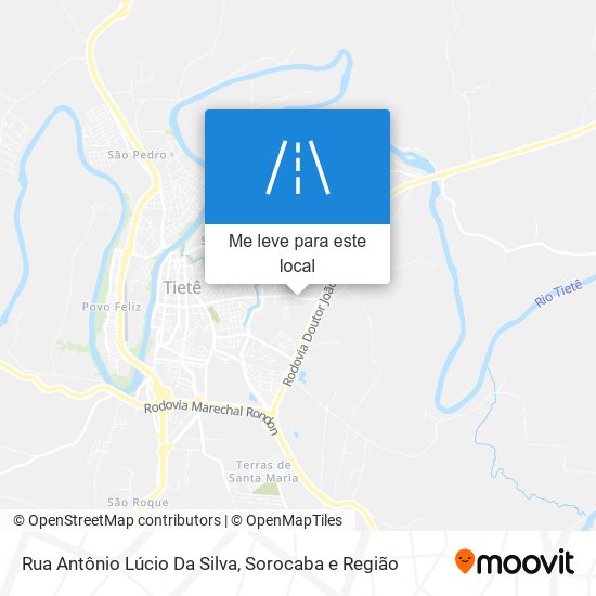 Rua Antônio Lúcio Da Silva mapa