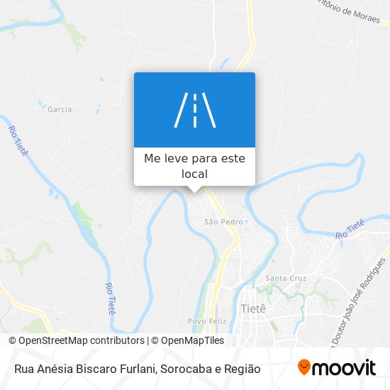 Rua Anésia Biscaro Furlani mapa