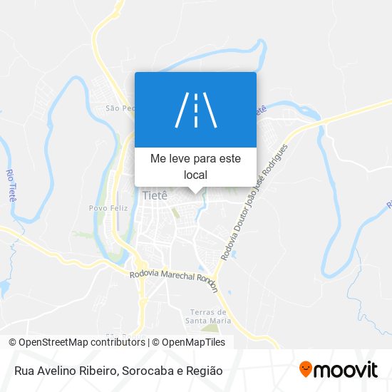 Rua Avelino Ribeiro mapa