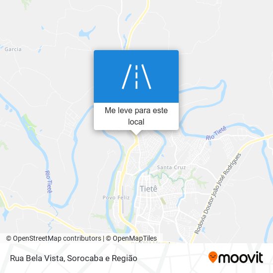 Rua Bela Vista mapa