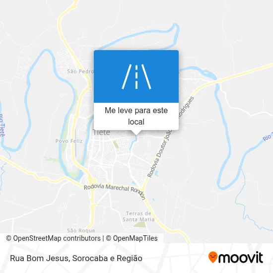 Rua Bom Jesus mapa
