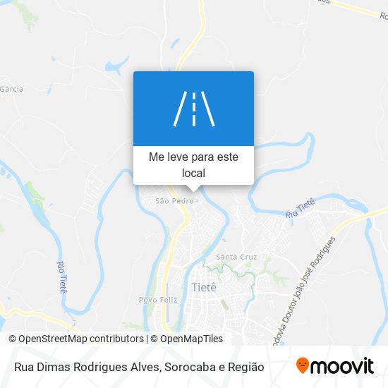 Rua Dimas Rodrigues Alves mapa