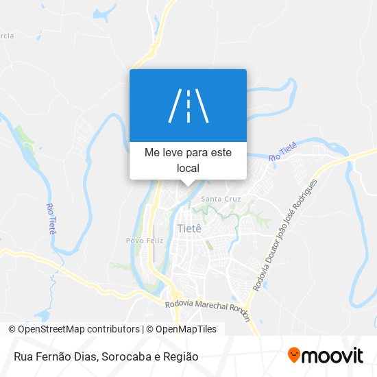 Rua Fernão Dias mapa