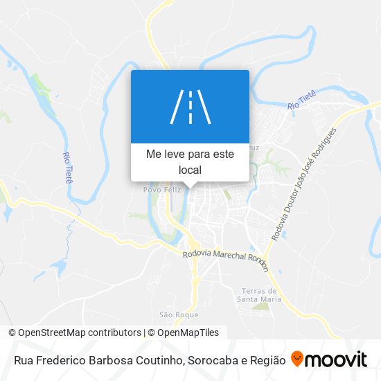 Rua Frederico Barbosa Coutinho mapa