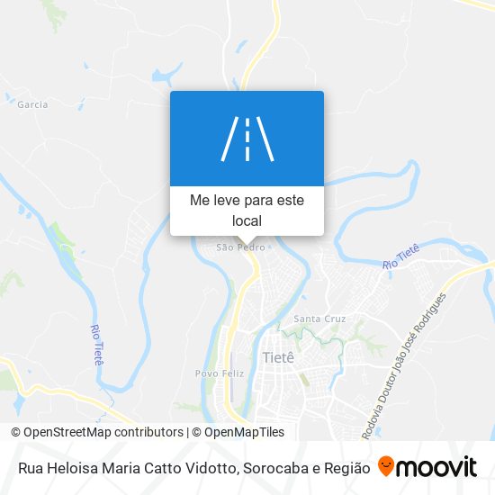 Rua Heloisa Maria Catto Vidotto mapa