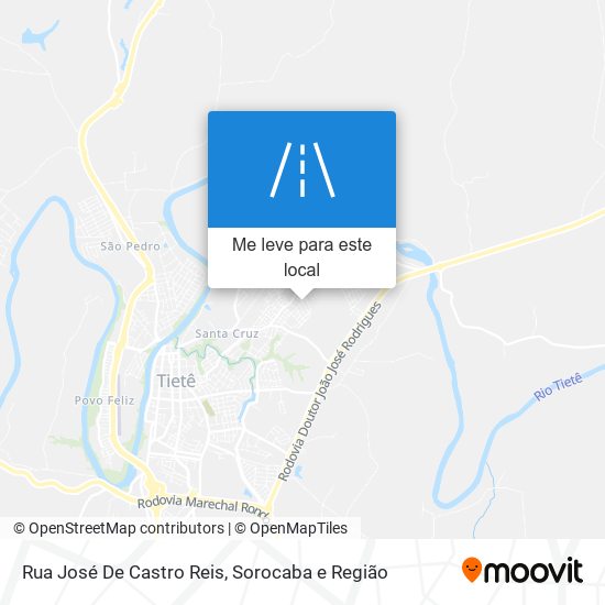 Rua José De Castro Reis mapa