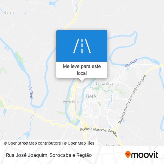 Rua José Joaquim mapa