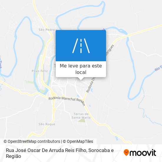 Rua José Oscar De Arruda Reis Filho mapa