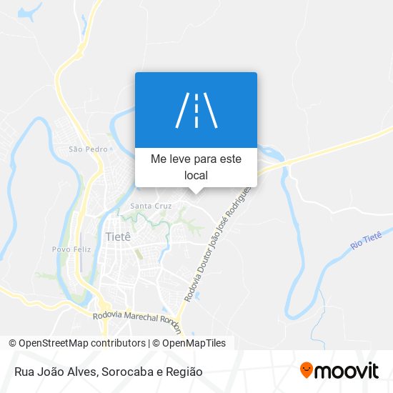 Rua João Alves mapa