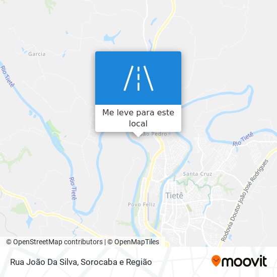 Rua João Da Silva mapa