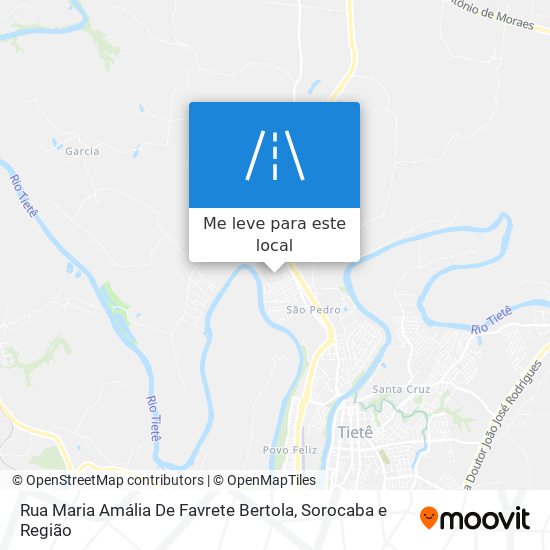 Rua Maria Amália De Favrete Bertola mapa