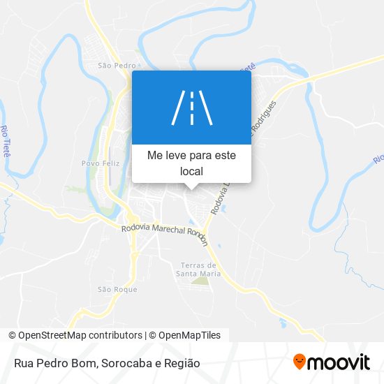 Rua Pedro Bom mapa