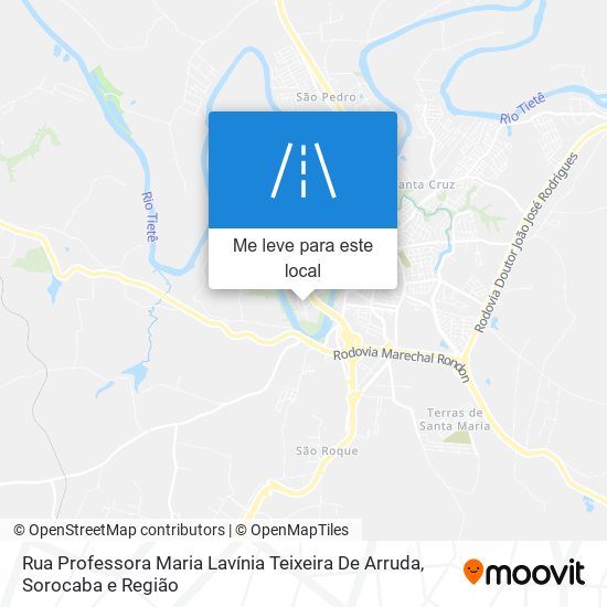 Rua Professora Maria Lavínia Teixeira De Arruda mapa