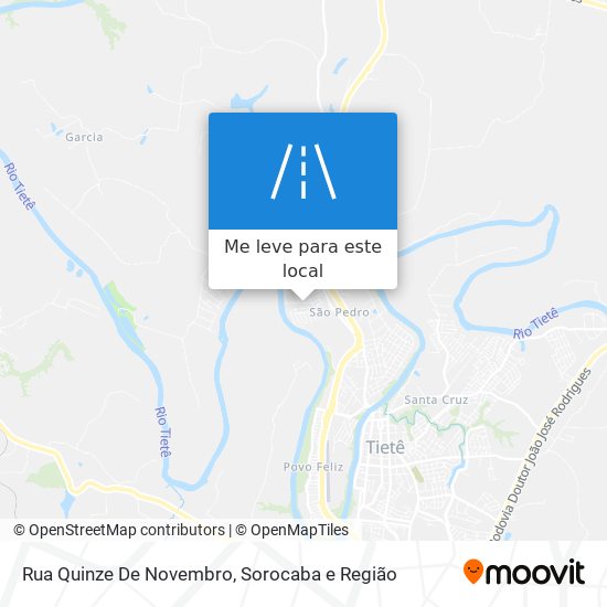 Rua Quinze De Novembro mapa