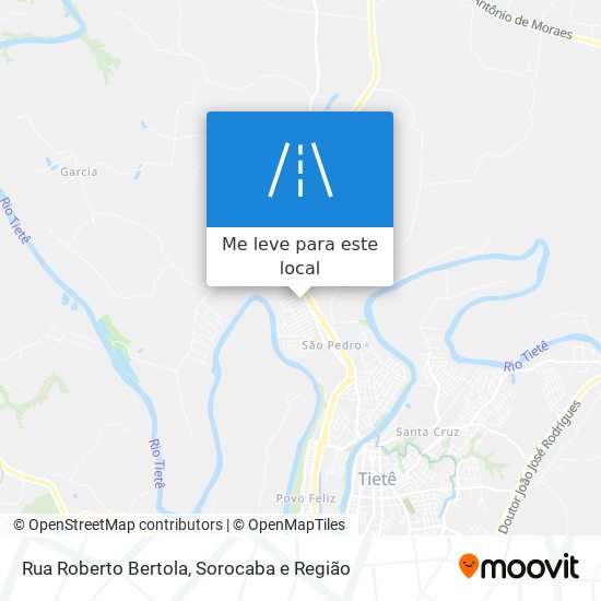 Rua Roberto Bertola mapa