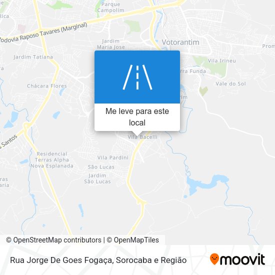 Rua Jorge De Goes Fogaça mapa