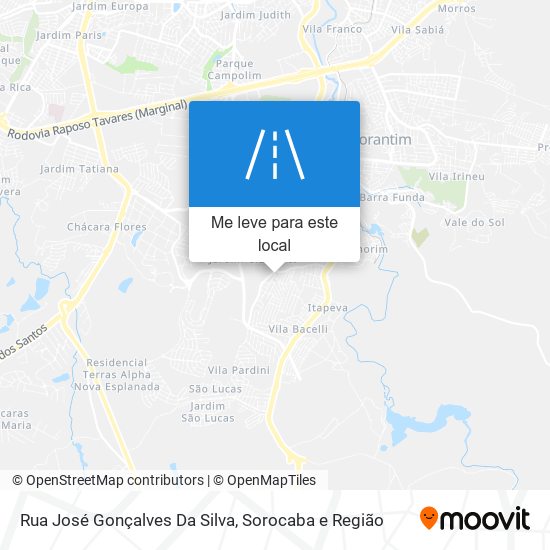 Rua José Gonçalves Da Silva mapa