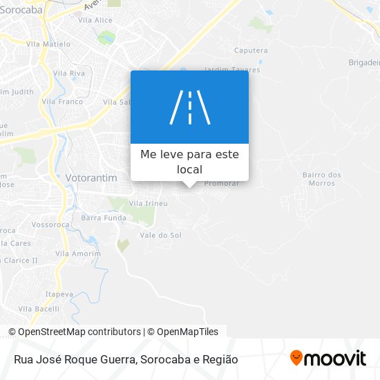 Rua José Roque Guerra mapa