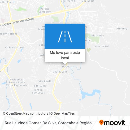 Rua Laurinda Gomes Da Silva mapa