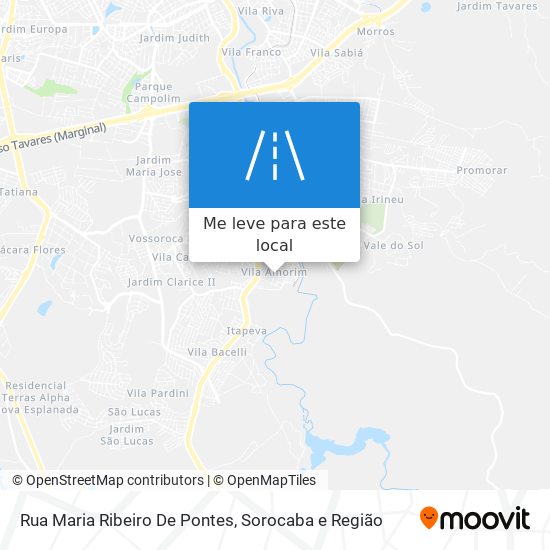 Rua Maria Ribeiro De Pontes mapa