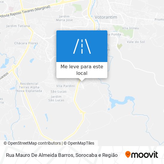 Rua Mauro De Almeida Barros mapa