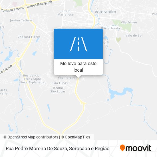 Rua Pedro Moreira De Souza mapa