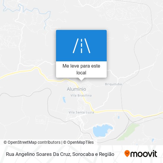 Rua Angelino Soares Da Cruz mapa