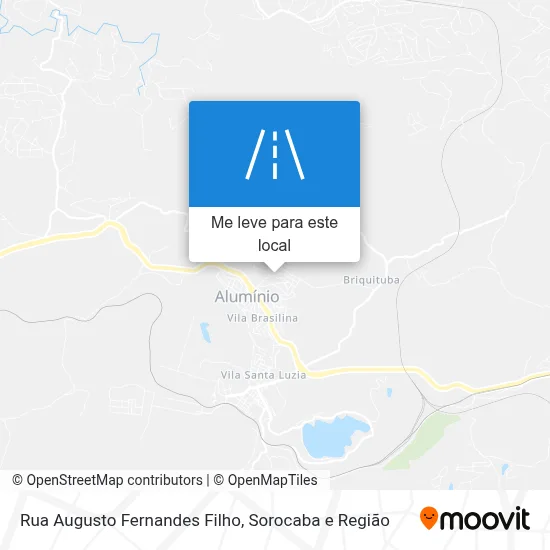 Rua Augusto Fernandes Filho mapa