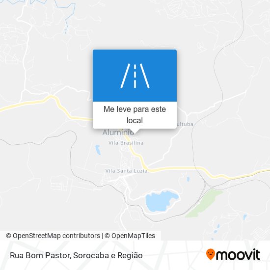 Rua Bom Pastor mapa