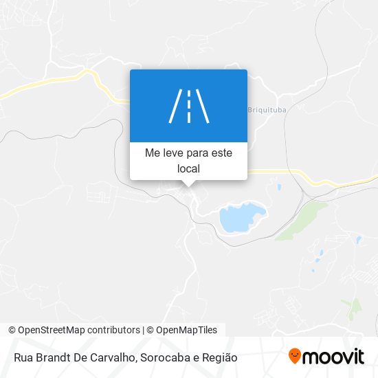 Rua Brandt De Carvalho mapa