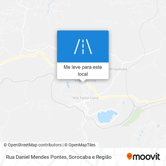 Rua Daniel Mendes Pontes mapa