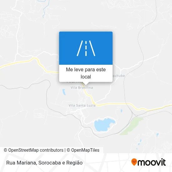 Rua Mariana mapa