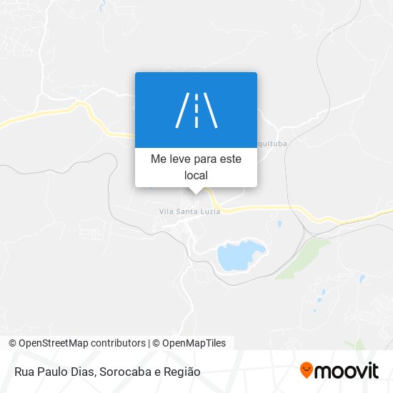 Rua Paulo Dias mapa
