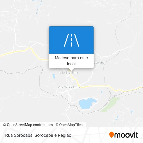 Rua Sorocaba mapa