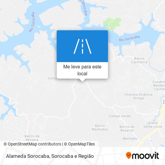 Alameda Sorocaba mapa