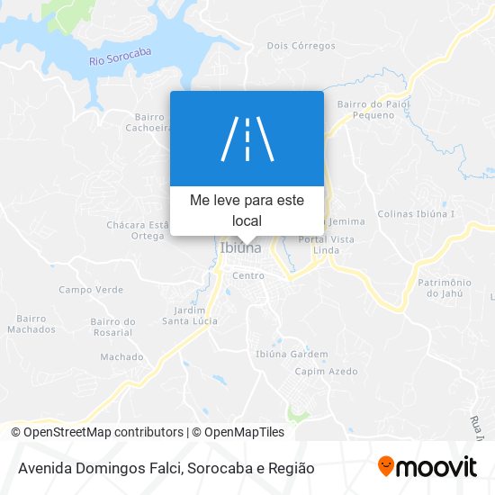 Avenida Domingos Falci mapa