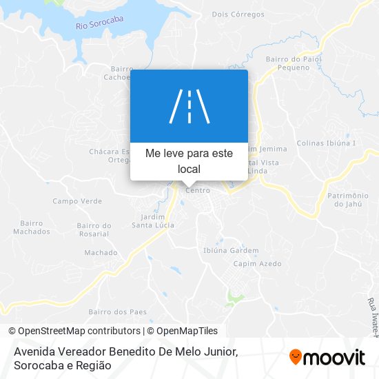 Avenida Vereador Benedito De Melo Junior mapa