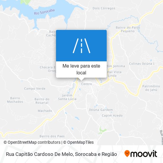 Rua Capitão Cardoso De Melo mapa