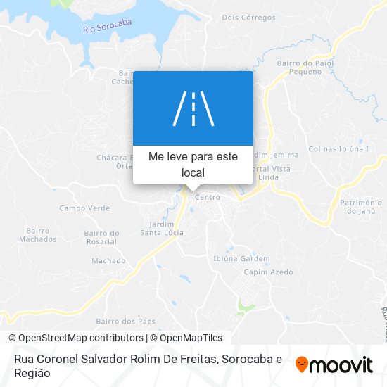 Rua Coronel Salvador Rolim De Freitas mapa