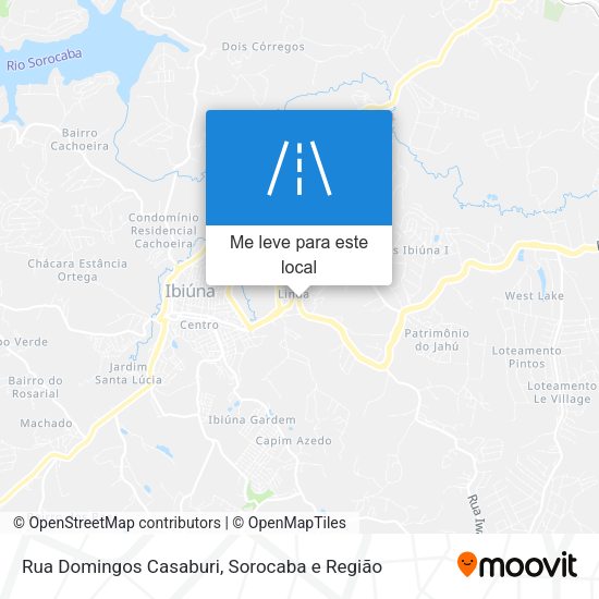 Rua Domingos Casaburi mapa